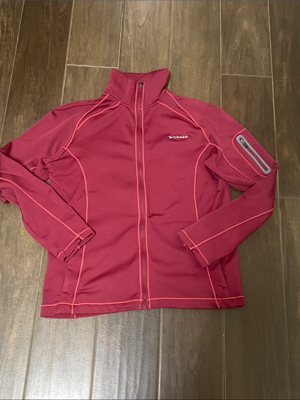 Columbia Women's Raspberry Red Full-Zip Utility Jacket
